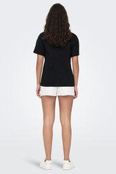 Effen zwart T-shirt van JDY voor Dames
