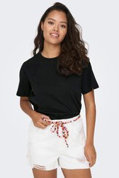 Effen zwart T-shirt van JDY voor Dames