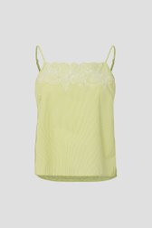 Productfoto 1 van Felgroene top met spaghettibandjes door Pieces voor Dames