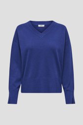 Fijn blauw truitje met V-hals van JDY voor Dames