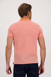 Fijn gestipte oranje polo van Dansaert Blue voor Heren