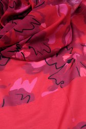 Fijn rood-roze sjaaltje  van More & More voor Dames