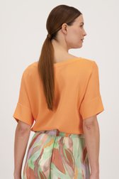 Fijn tricot truitje - oranje van D'Auvry voor Dames