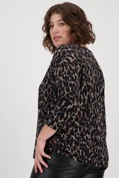 Fijn truitje met gevlekte print van Only Carmakoma voor Dames