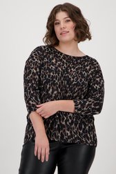 Fijn truitje met gevlekte print van Only Carmakoma voor Dames