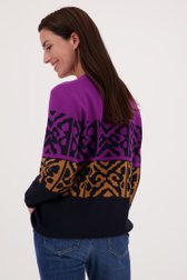 Fijn truitje met print van Signature voor Dames
