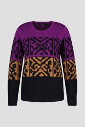 Fijn truitje met print van Signature voor Dames