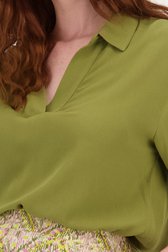 Fijne kaki blouse van Liberty Loving nature voor Dames