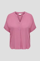 Fijne roze blouse van Only Carmakoma voor Dames