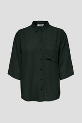 Fijne zwarte blouse met 3/4 mouwen van JDY voor Dames