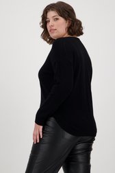 Fijne zwarte trui van Only Carmakoma voor Dames