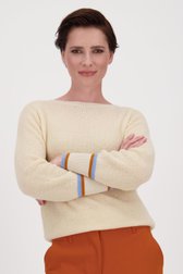 Fijngebreide beige trui  van D'Auvry voor Dames