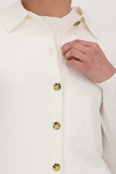 Detail van Fijngebreide ecru cardigan  door Liberty Island voor Dames