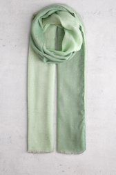 Fin foulard vert clair avec des paillettes dorées de Liberty Island pour Femmes