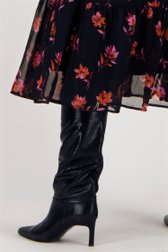 Fine robe noire à imprimé floral rose de Only Carmakoma pour Femmes