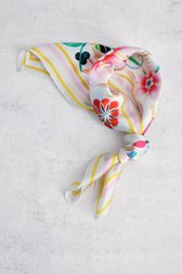 Le devant de Foulard à imprimé floral coloré de Liberty Island pour Femmes