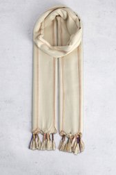 Le devant de Foulard beige à rayures de Liberty Loving nature pour Femmes