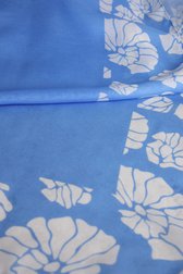 Foulard bleu clair à imprimé blanc de Libelle pour Femmes