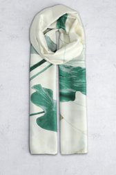 Le devant de Foulard écru à imprimé floral de Modeno pour Femmes