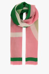 Foulard en rose, vert et écru de Opus pour Femmes