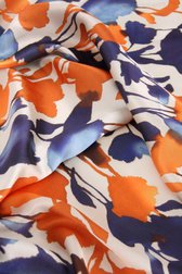 Foulard fin à imprimé bleu-orange  de Liberty Island pour Femmes