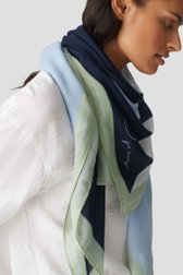 Foulard fin avec imprimé bleu-vert de Opus pour Femmes