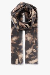 Foulard fin avec imprimé brun-gris de Louise pour Femmes