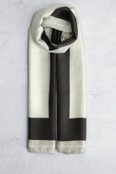 Le devant de Foulard fin en gris clair et foncé de D'Auvry pour Femmes