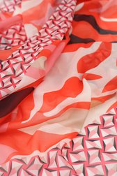 Foulard fin imprimé rose-rouge	 de D'Auvry pour Femmes
