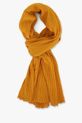 Foulard fin ocre à plis de Liberty Island pour Femmes