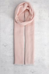 Le devant de Foulard rose clair à bords effilochés de AC by Annelien Coorevits pour Femmes