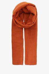 Foulard uni rouge-brun de Liberty Island pour Femmes