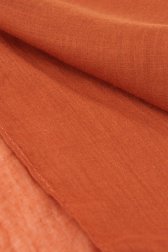 Foulard uni rouge-brun de Liberty Island pour Femmes