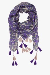 Foulard violette imprimée de Liberty Island pour Femmes