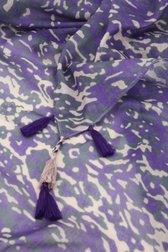 Foulard violette imprimée de Liberty Island pour Femmes