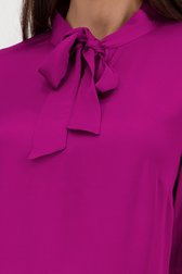 Fuchsia blouse met zijdelook van More & More voor Dames