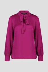 Fuchsia blouse met zijdelook van More & More voor Dames
