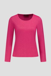Productfoto 1 van Fuchsia T-shirt met glitter  door Claude Arielle voor Dames