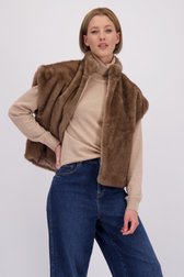 Vidéo de Bodywarmer taupe en fausse fourrure – Réversible de e5 pour Femmes