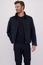 Vidéo de Veste bleu foncé en faux daim de Gate One pour Hommes