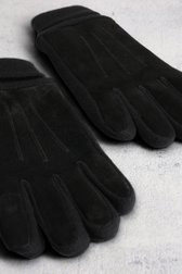 Photo produit 1 de Gants noirs aspect suédé de Liberty Island pour Hommes
