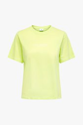 Geel-groen T-shirt van JDY voor Dames