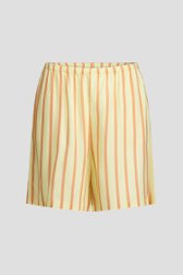 Productfoto 3 van Geel-oranje pyjamaset met hemd en short door Liberty Island voor Dames