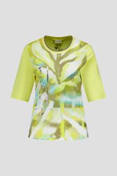 Geel T-shirt met print van Barbara Lebek voor Dames