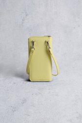 Achterkant van Geel telefoontasje met portemonnee door Liberty Island voor Dames