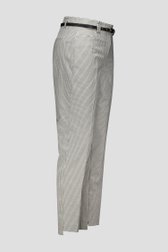 Geklede broek met zwart ruitjesmotief van More & More voor Dames