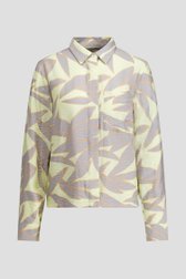 Productfoto 1 van Gele blouse met hemdkraag door LŌVING voor Dames