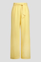 Productfoto 1 van Gele broek met elastische taille door Libelle voor Dames