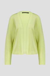 Gele cardigan met lurex van Claude Arielle voor Dames