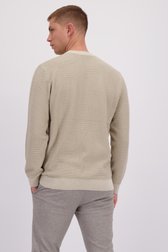 Achterkant van Gemêleerd beige trui door Only & Sons voor Heren